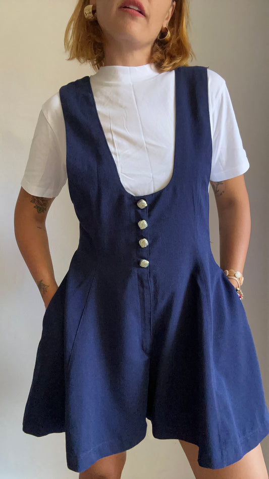 Navy Playsuit