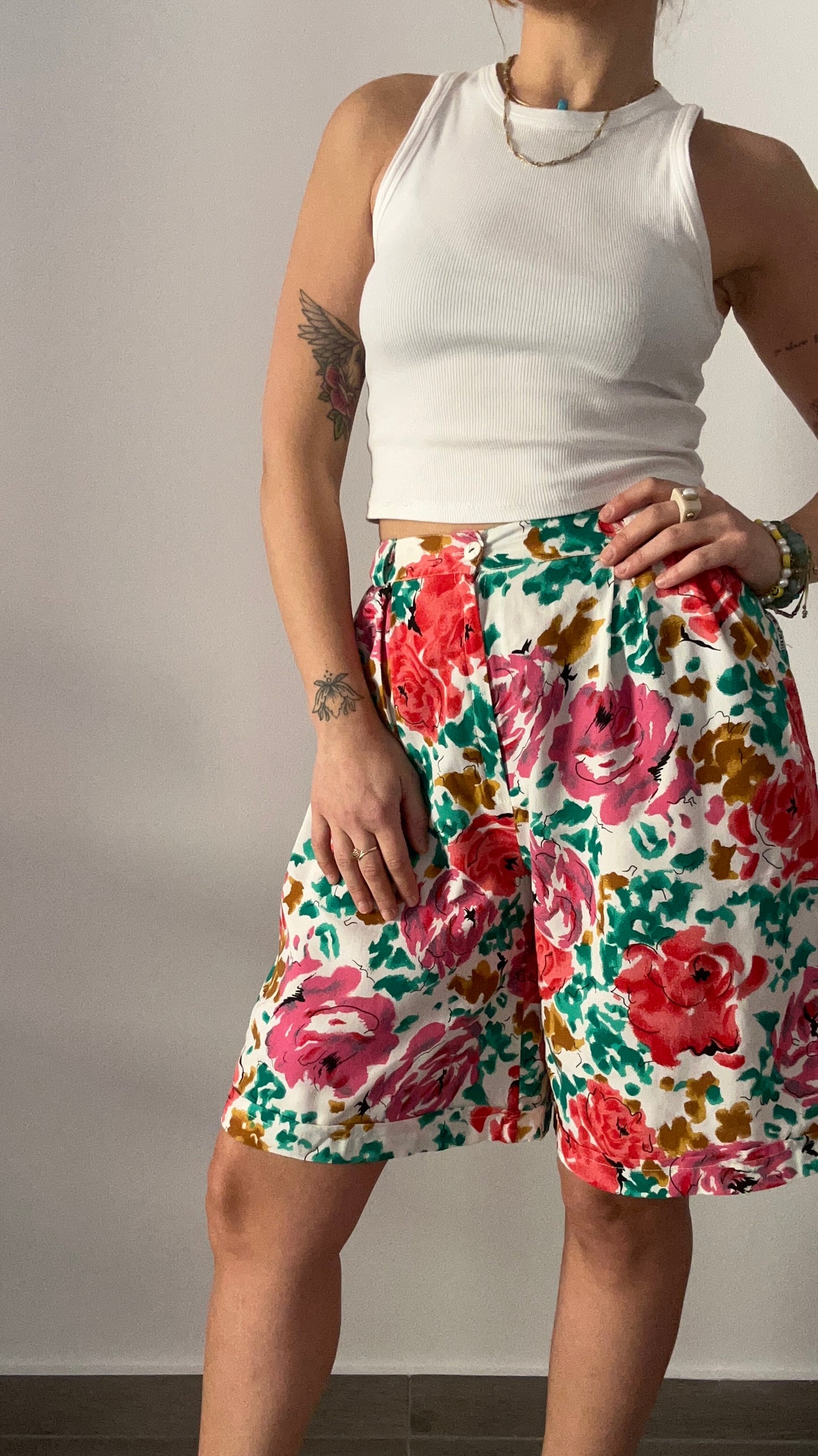 Floral Bermuda Shorts