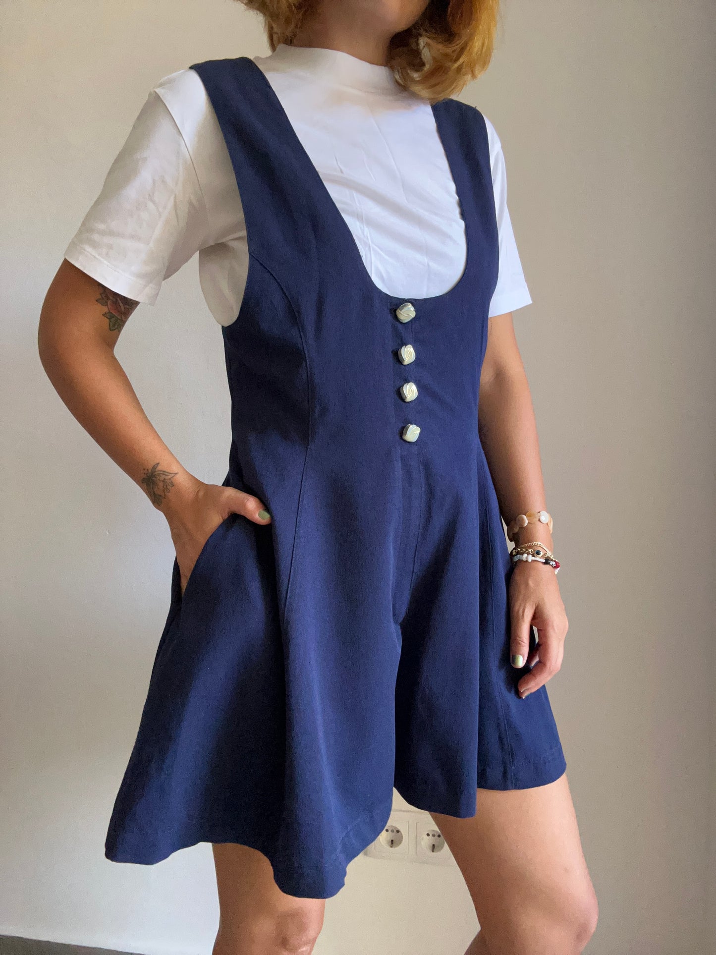 Navy Playsuit