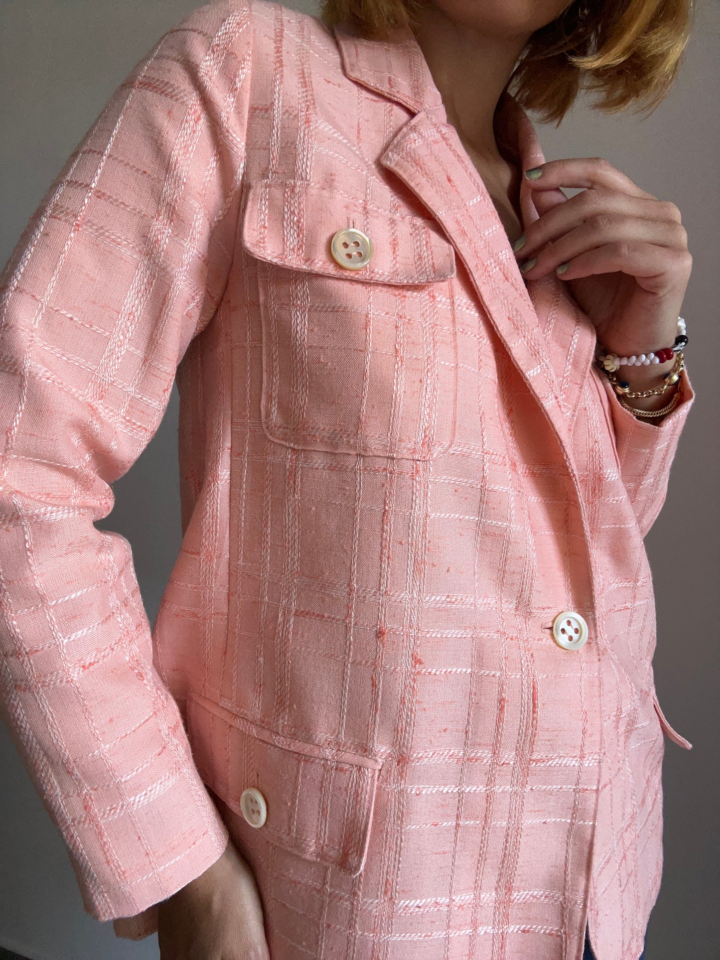 Salmon Pink Blazer
