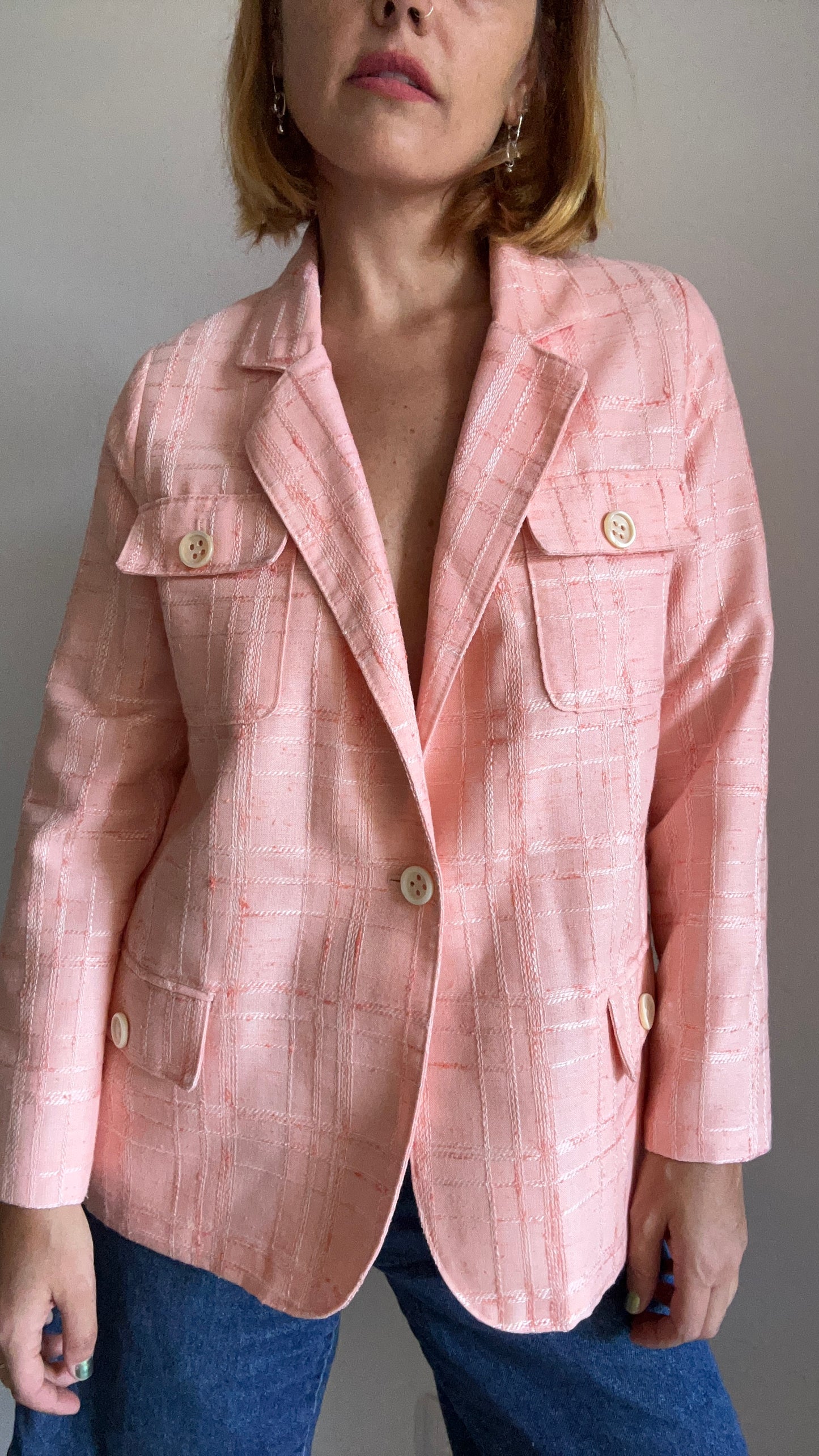 Salmon Pink Blazer