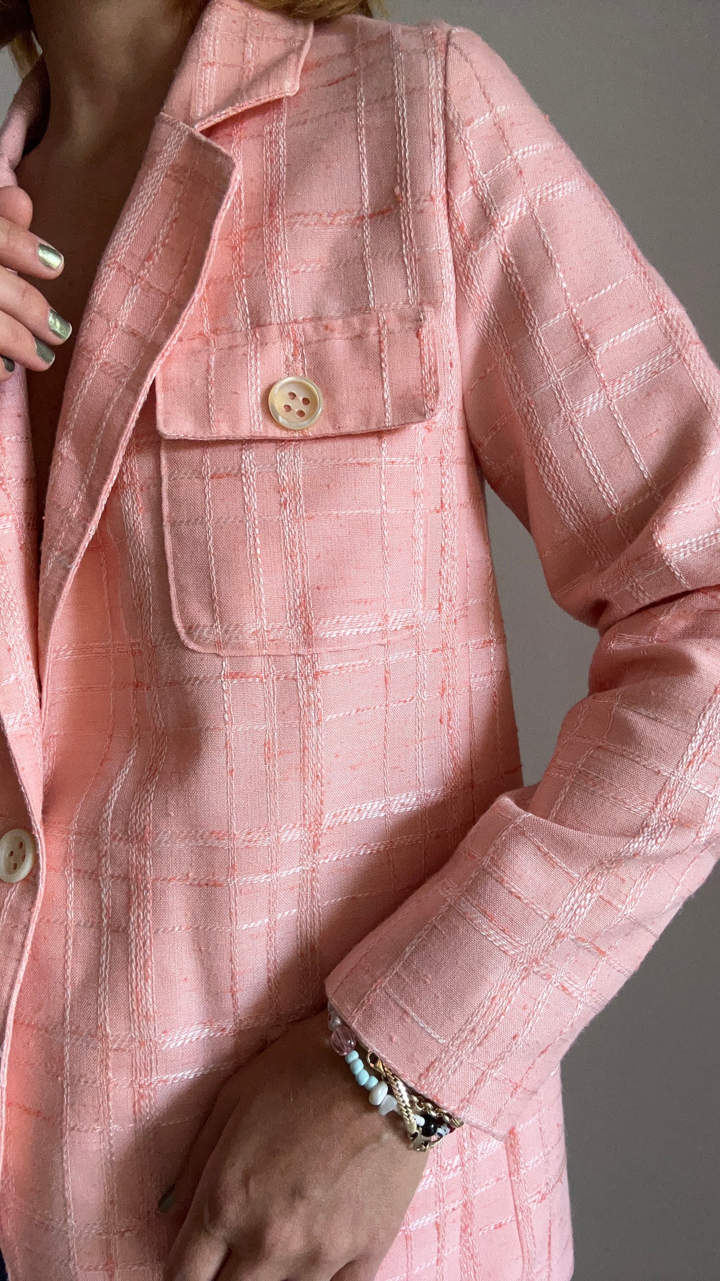 Salmon Pink Blazer