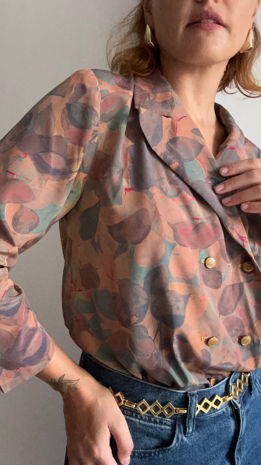 Abstract Print Blouse