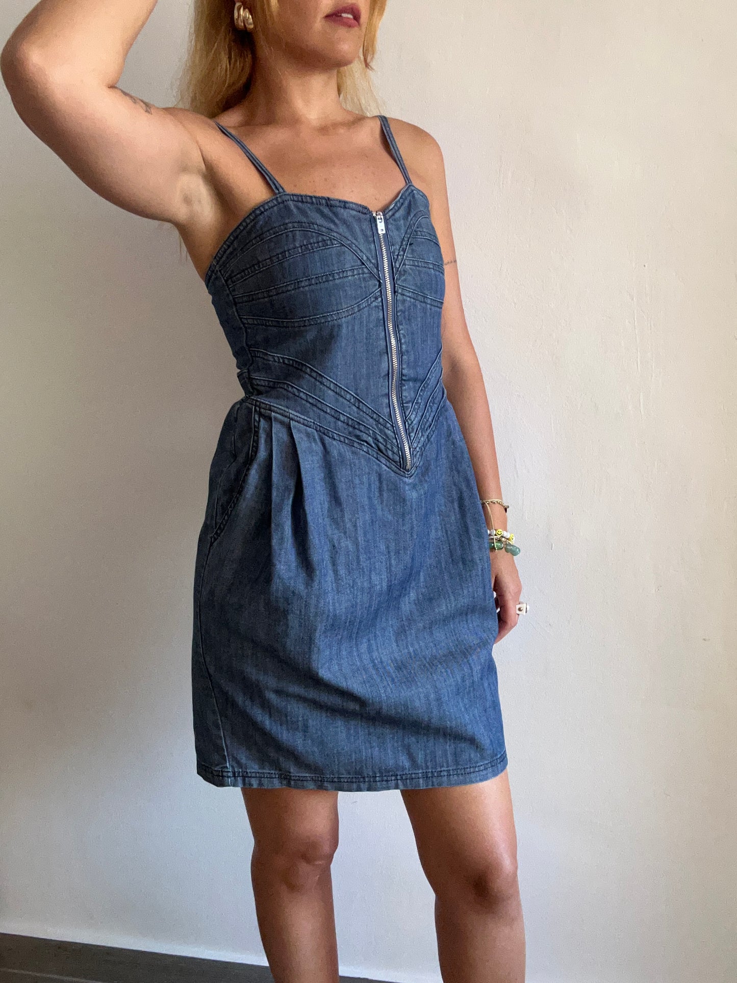 Short Denim Dress