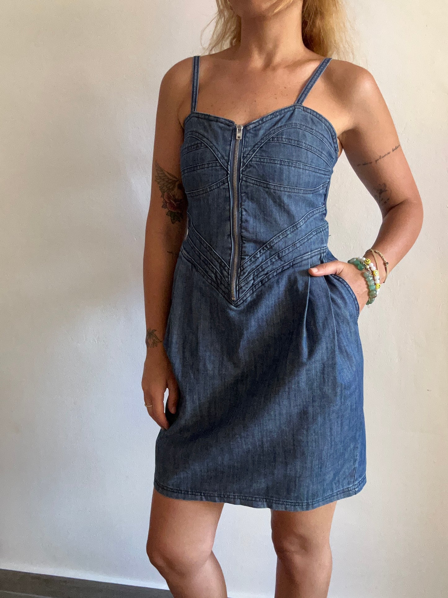 Short Denim Dress