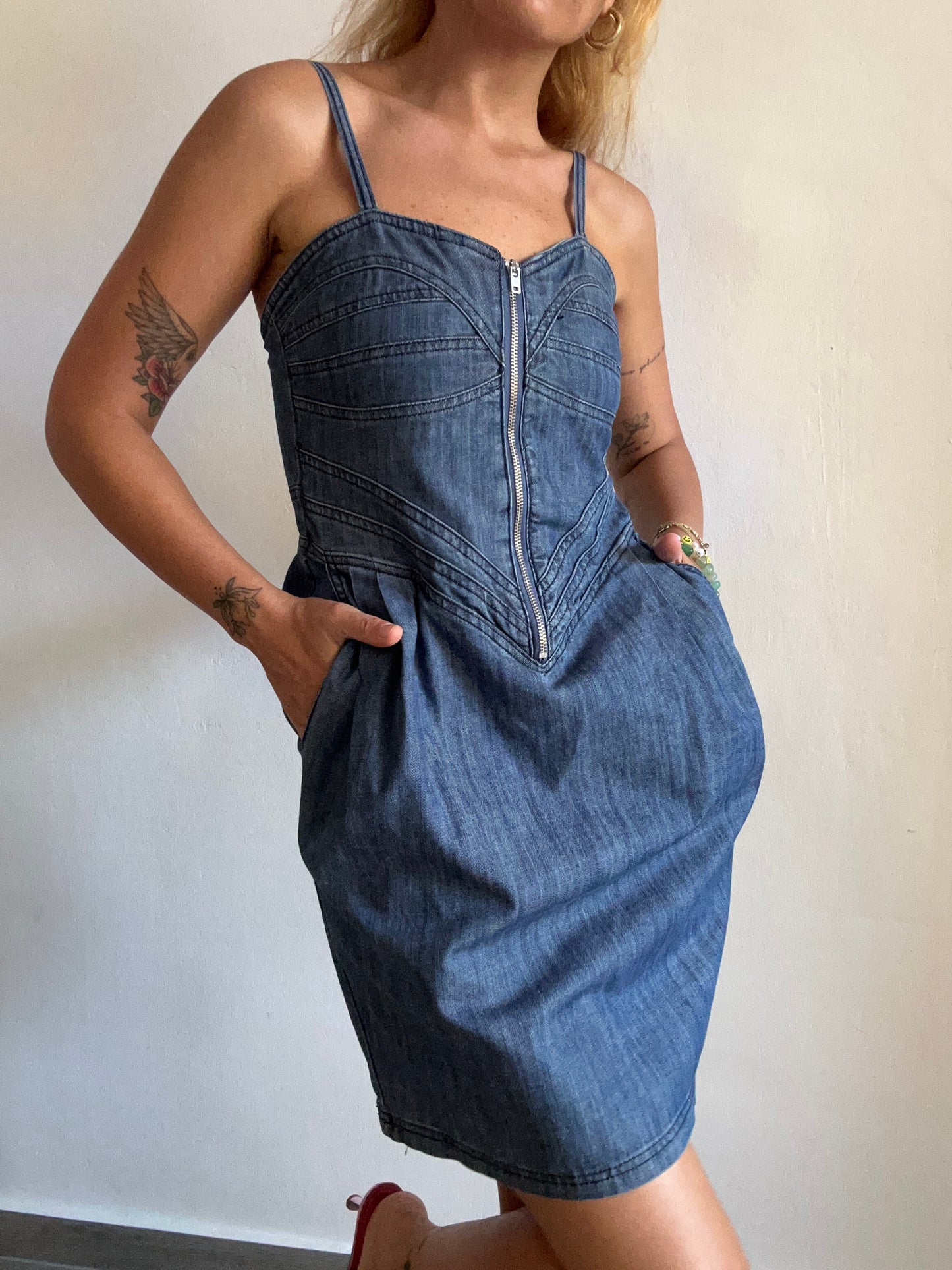 Short Denim Dress