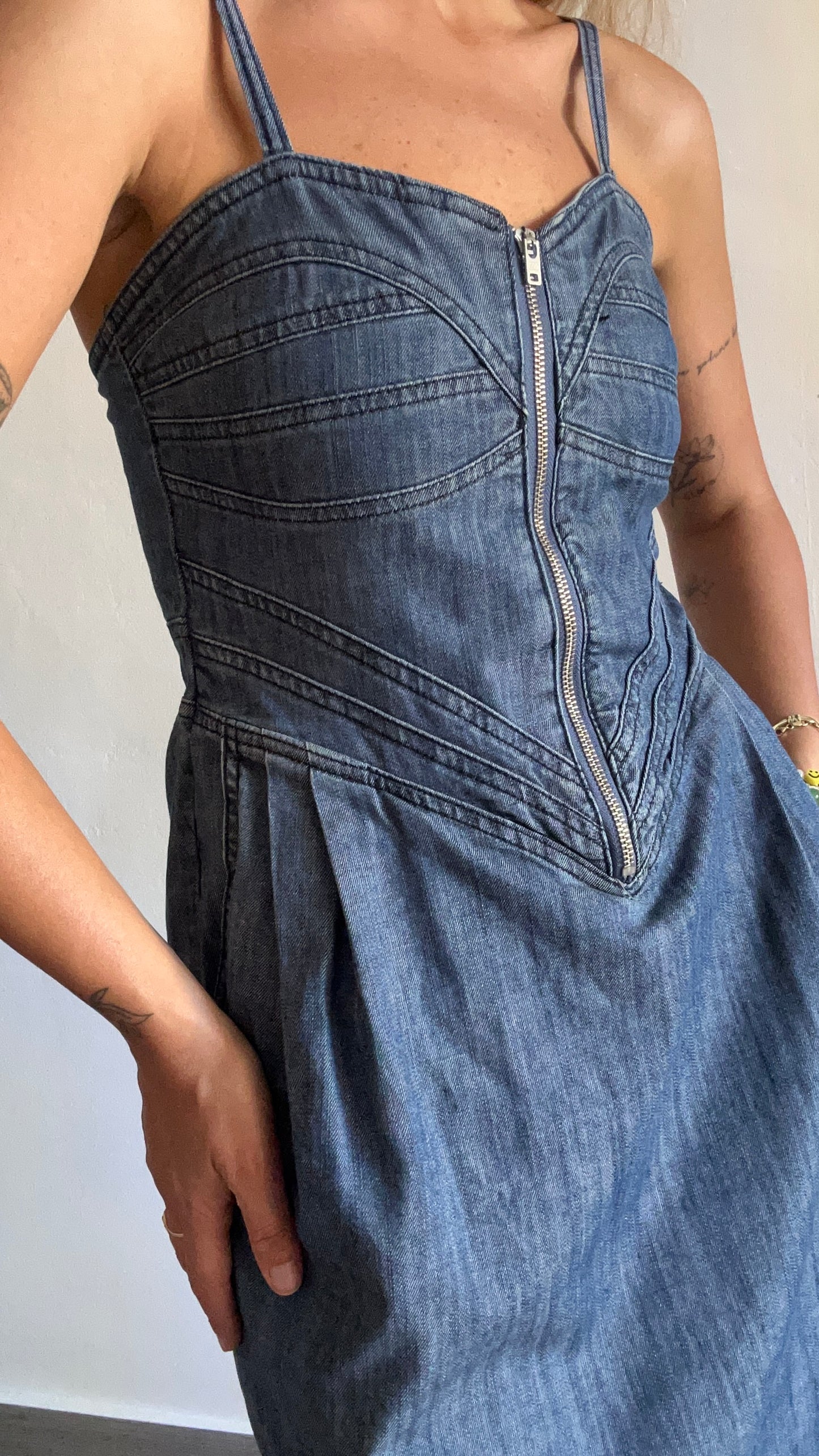 Short Denim Dress