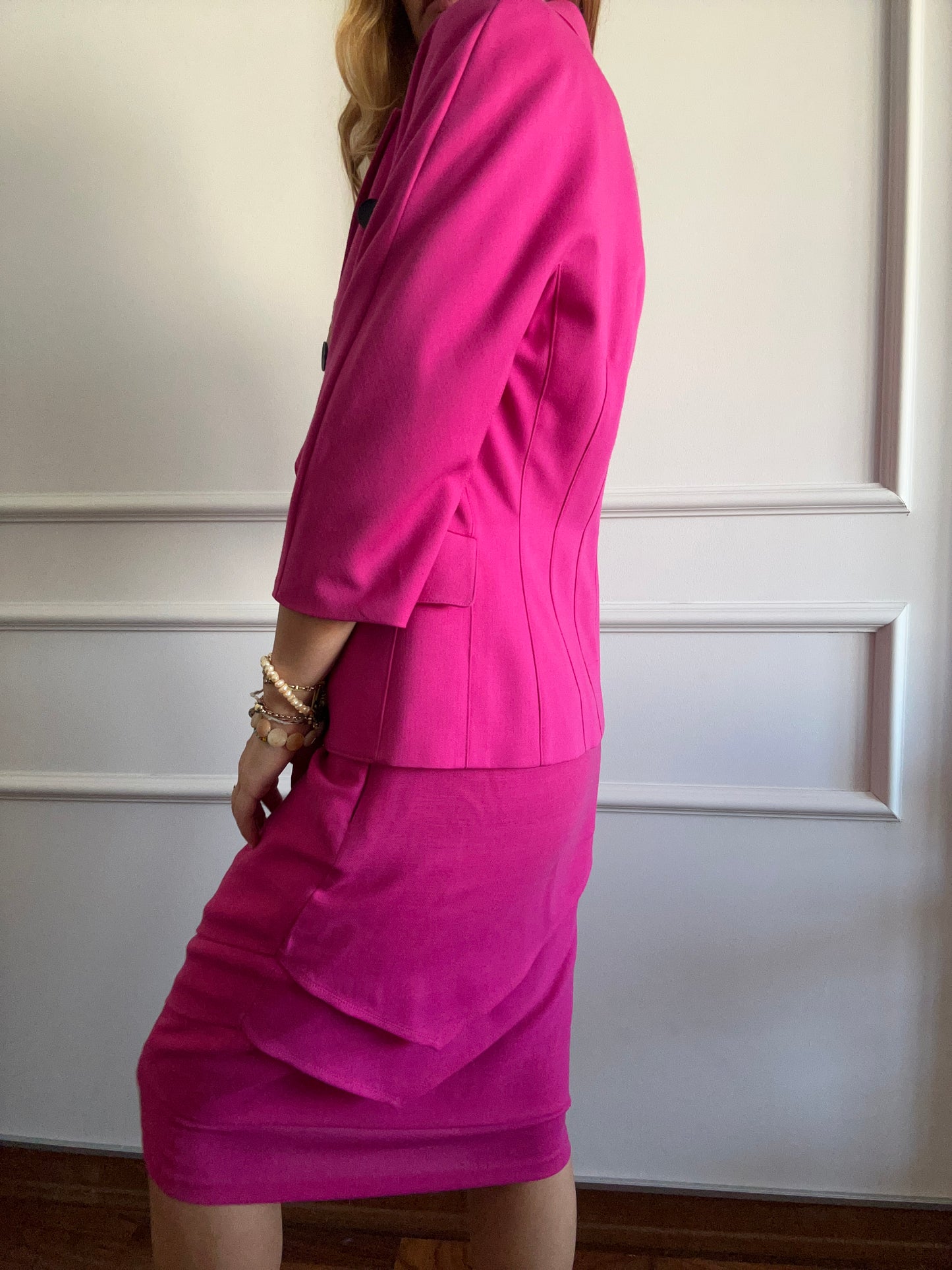 Escada Wool Pink Suit