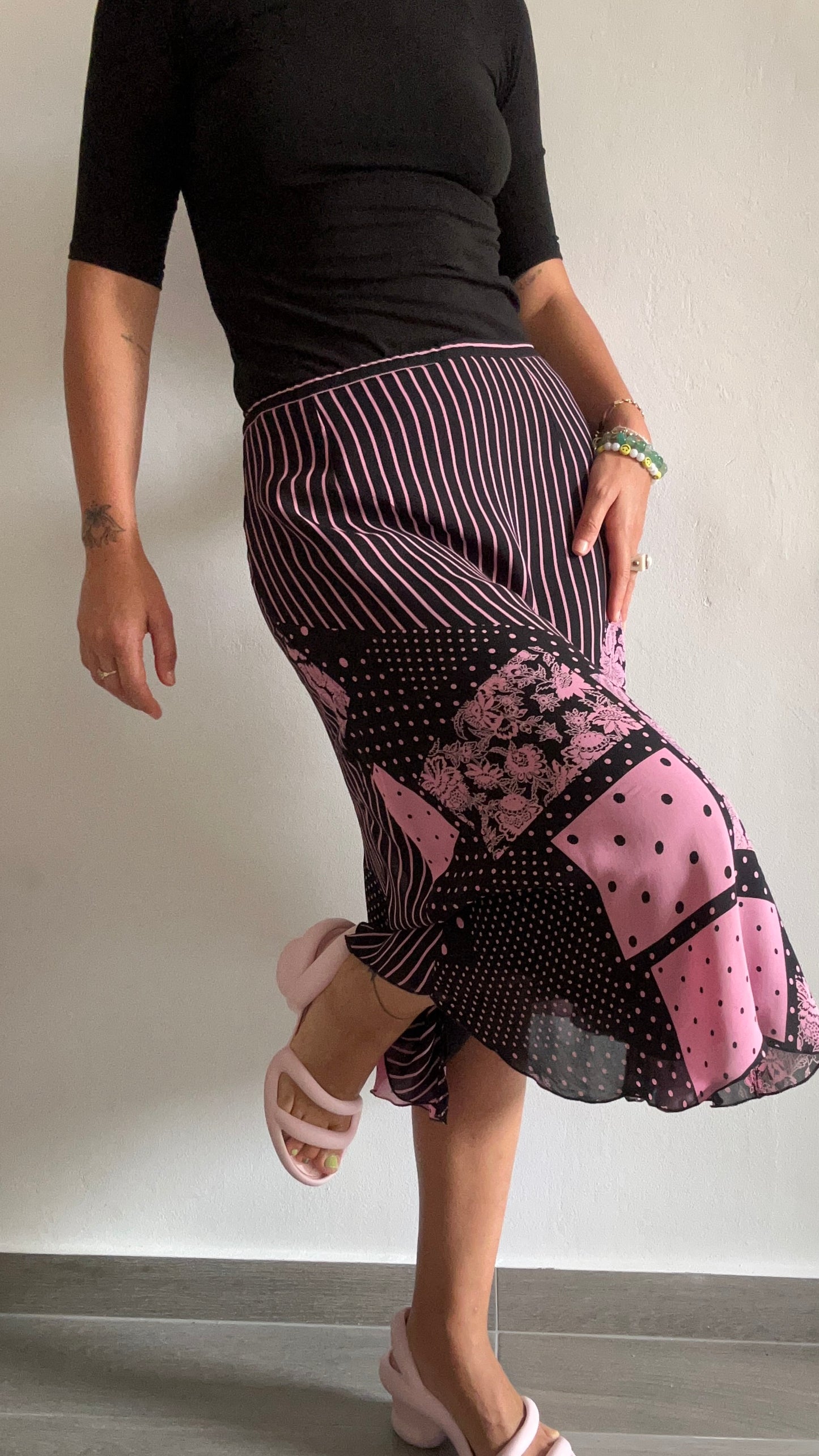 Y2K Chiffon Skirt